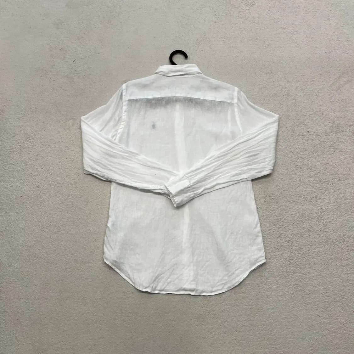 폴로 여성 화이트 린넨 셔츠 66 상품이미지6