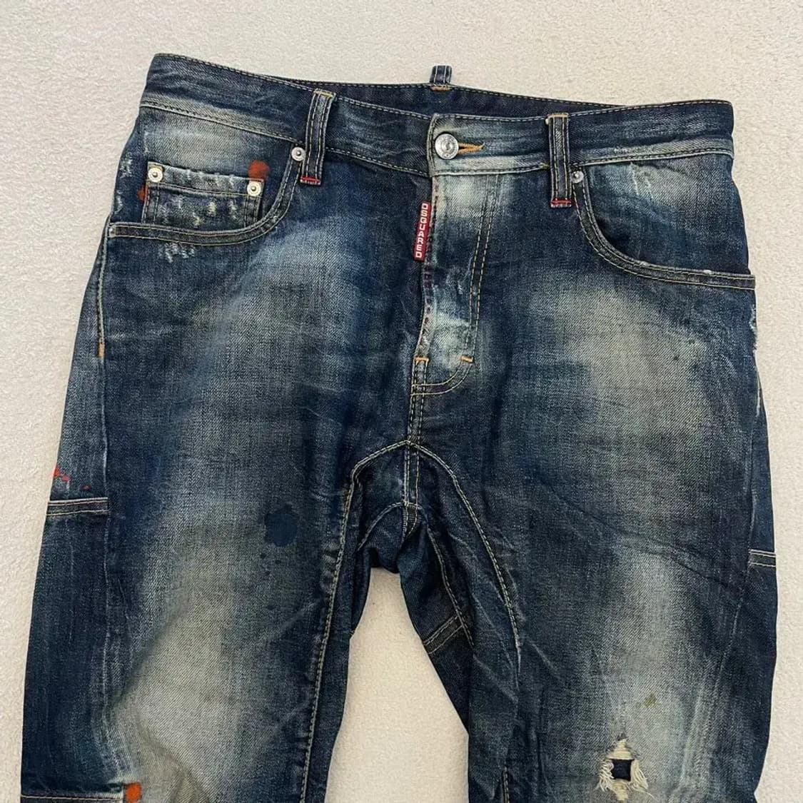 디스퀘어드2 워싱 바이커진 바지 30 상품이미지2