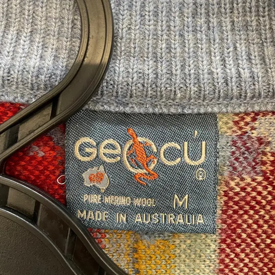 쿠지맛 케이블 니트가디건 100-105 빈티지 상품이미지4