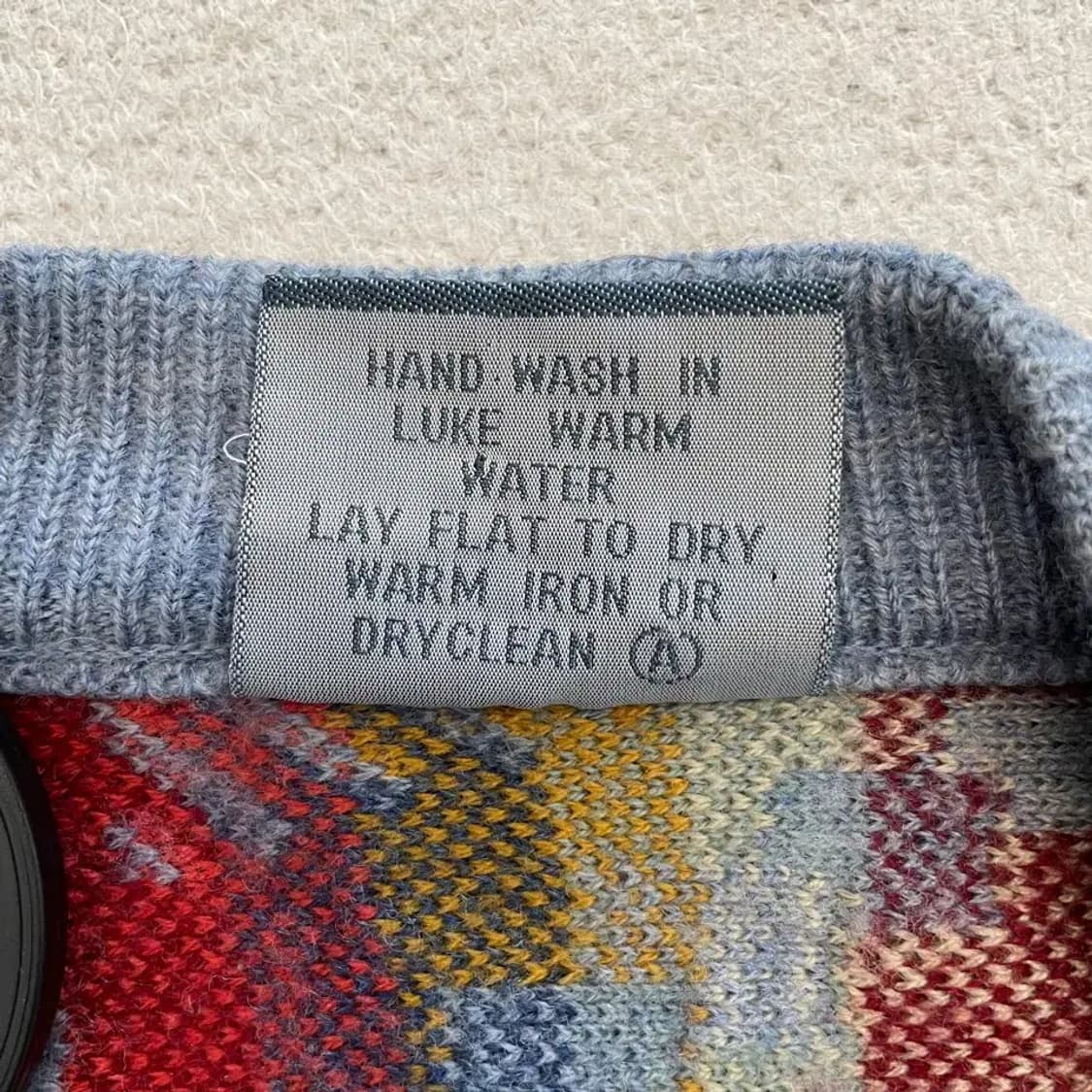 쿠지맛 케이블 니트가디건 100-105 빈티지 상품이미지5