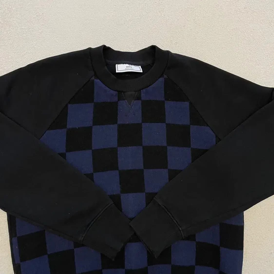 아미 체커보드 스웻 맨투맨 95 상품이미지2