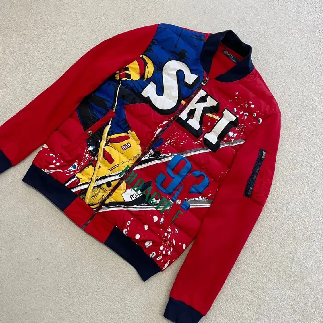 폴로 다운힐 1992 니트패딩 자켓 S 로라이프 상품이미지3