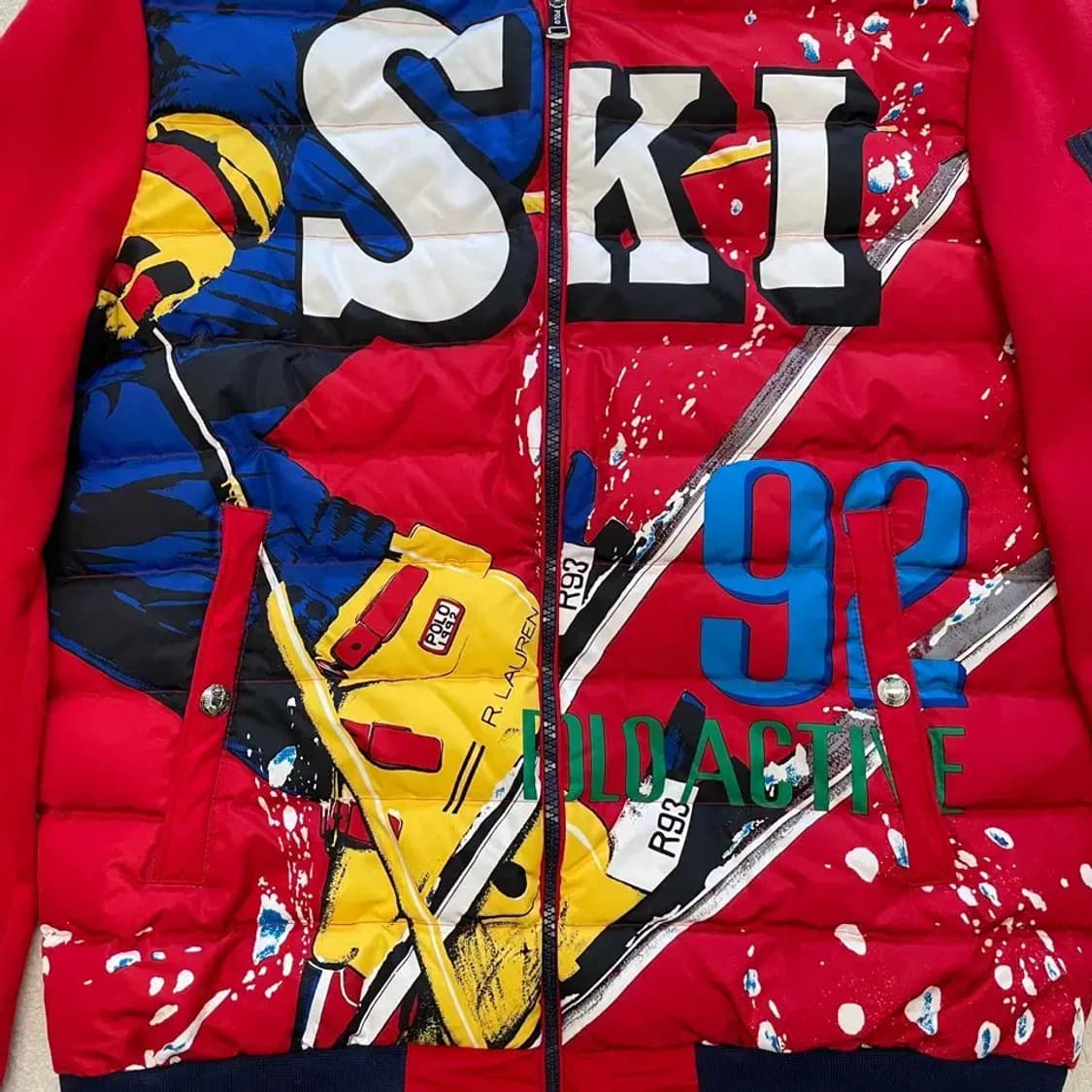 폴로 다운힐 1992 니트패딩 자켓 S 로라이프 상품이미지4