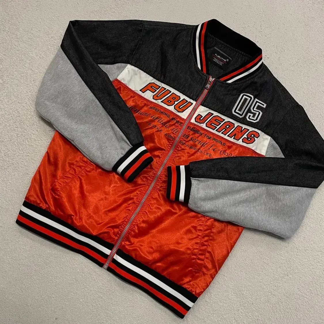 후부 FUBU 올드스쿨 코튼바시티 자켓 L 상품이미지3