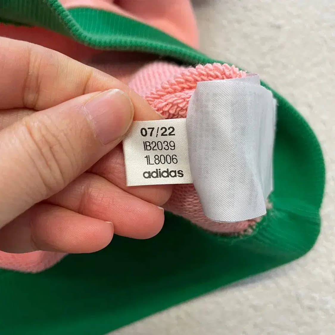 아디다스 헤리티지나우 빅로고 맨투맨 핑크 파이어버드 상품이미지7