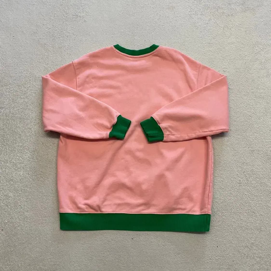 아디다스 헤리티지나우 빅로고 맨투맨 핑크 파이어버드 상품이미지8