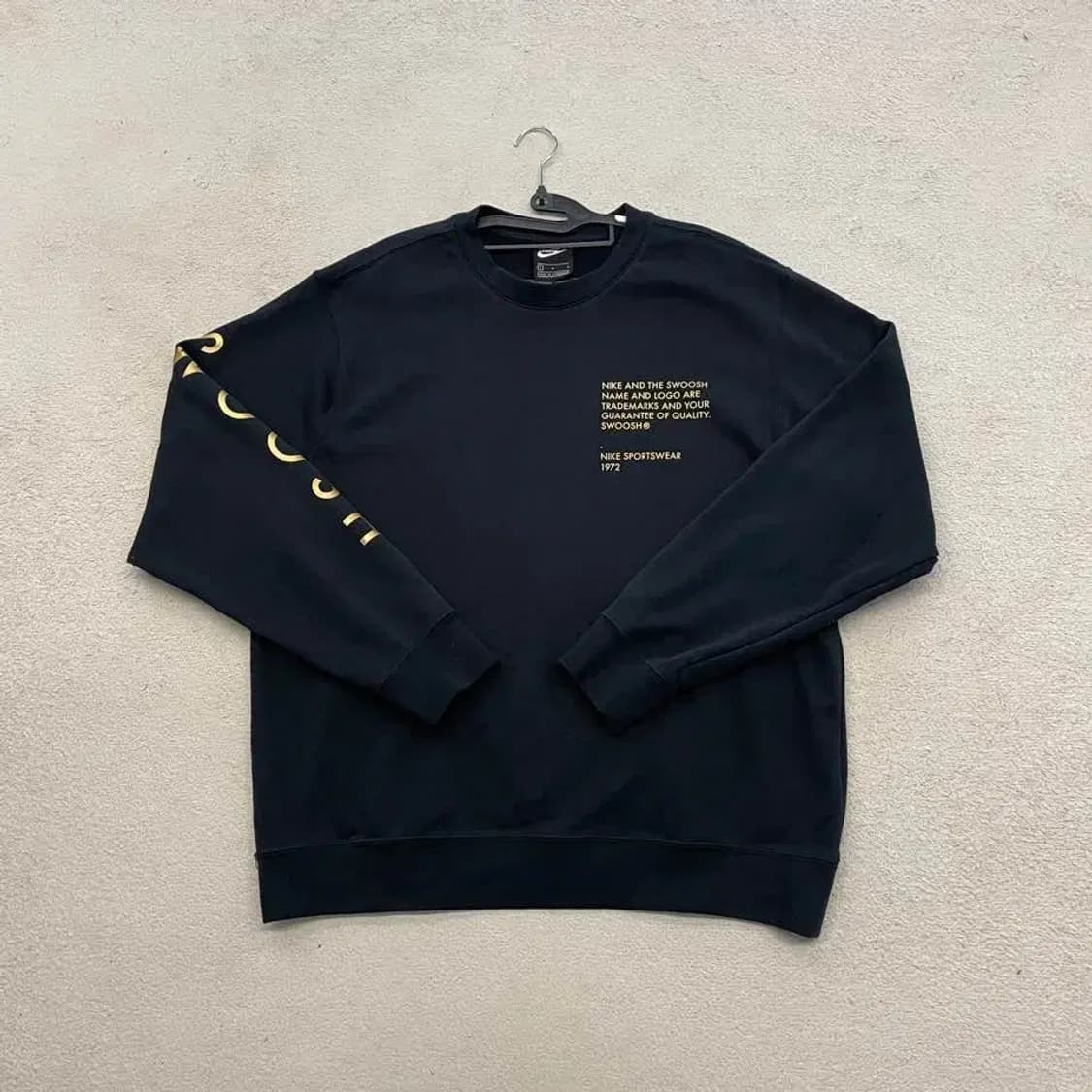 나이키 골드 더블스우시 맨투맨 105 XL 상품이미지1