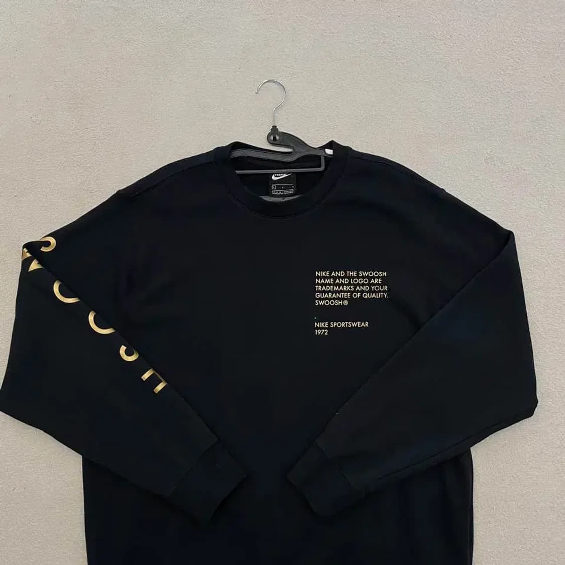 나이키 골드 더블스우시 맨투맨 105 XL 상품이미지2