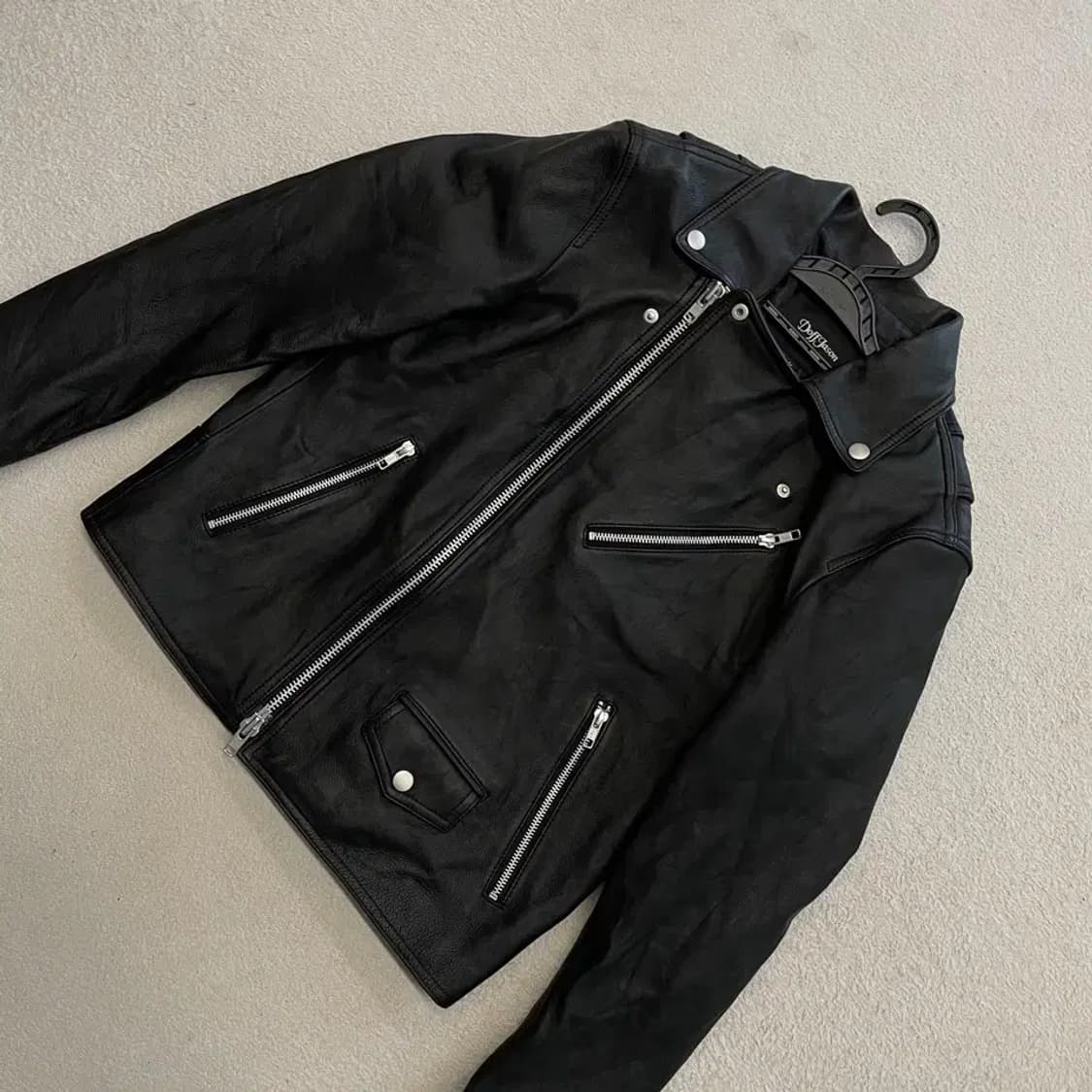 도프제이슨 램스킨 라이더 가죽자켓 M 상품이미지3