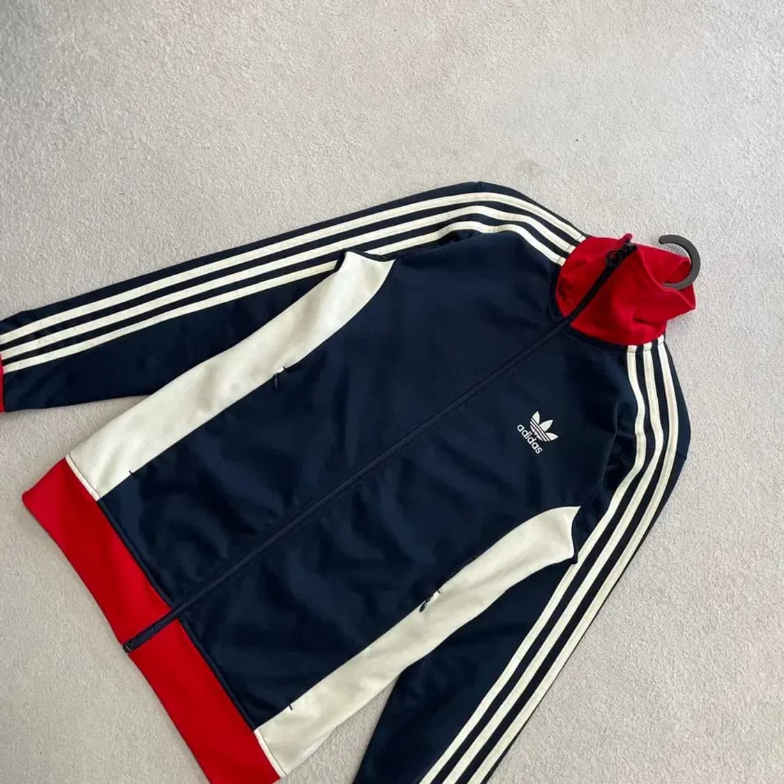 90 아디다스 유로파 네이비  배색 트랙탑 져지 상품이미지3