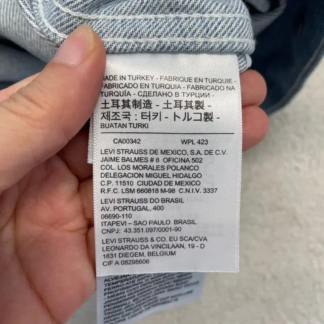 L 리바이스 메이드앤크래프트 로데오 컬렉션 데님청자켓 셀비지 LVC 상품이미지6