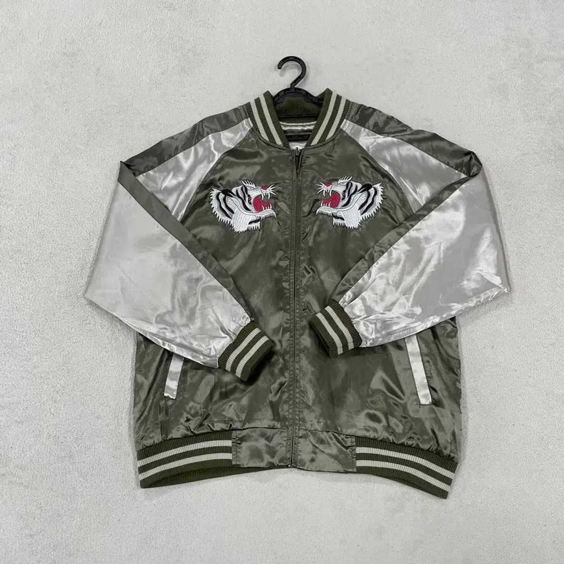 XXL YDU 양면 타이거 드래곤 자수 스카잔 호랑이 재팬 HIRO 상품이미지1
