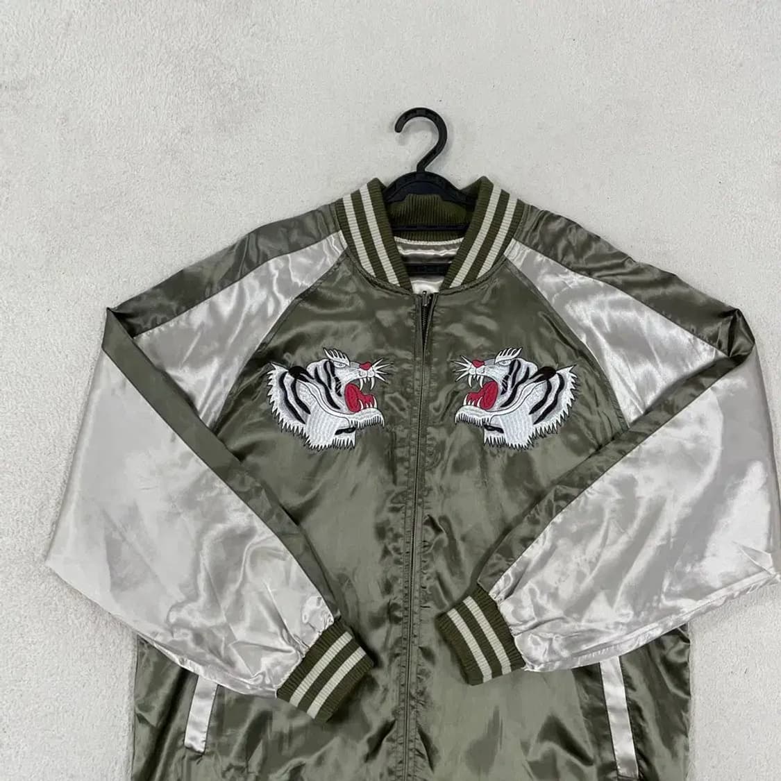 XXL YDU 양면 타이거 드래곤 자수 스카잔 호랑이 재팬 HIRO 상품이미지2