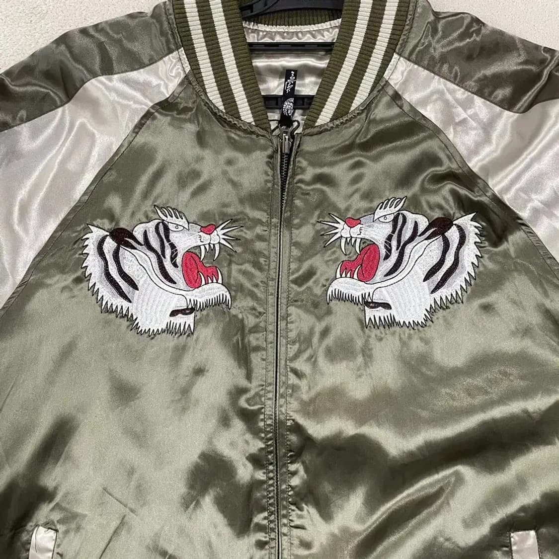 XXL YDU 양면 타이거 드래곤 자수 스카잔 호랑이 재팬 HIRO 상품이미지5