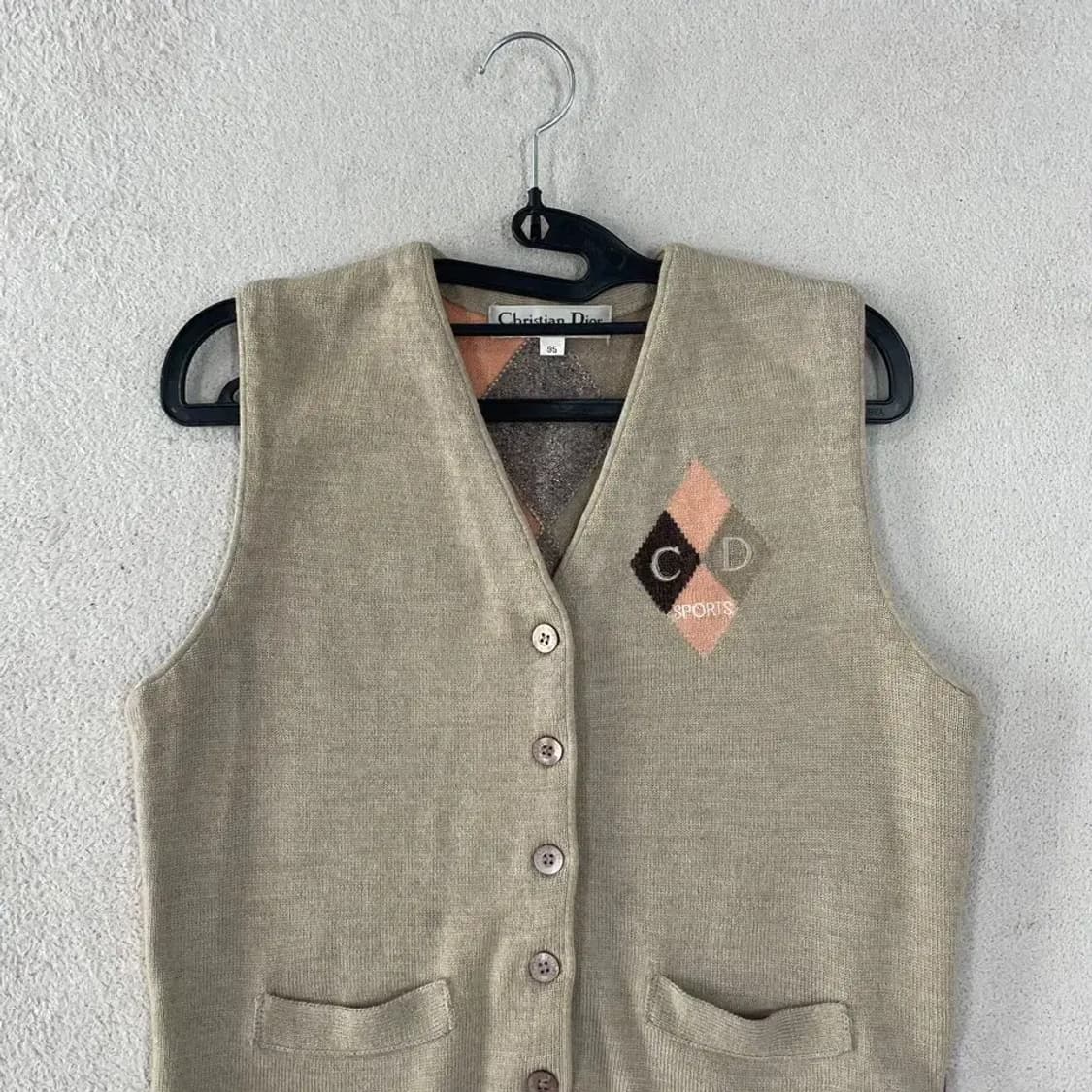 95 크리스찬 디올 빈티지 니트조끼 올드스쿨 상품이미지2