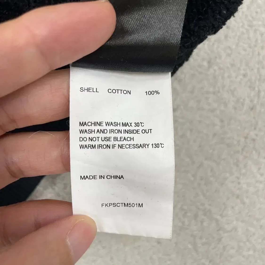 키르시 블랙 맨투맨 2 상품이미지8