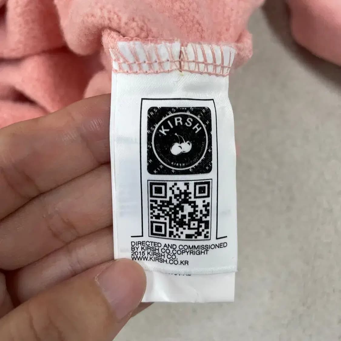 키르시 핑크 맨투맨 1 상품이미지7