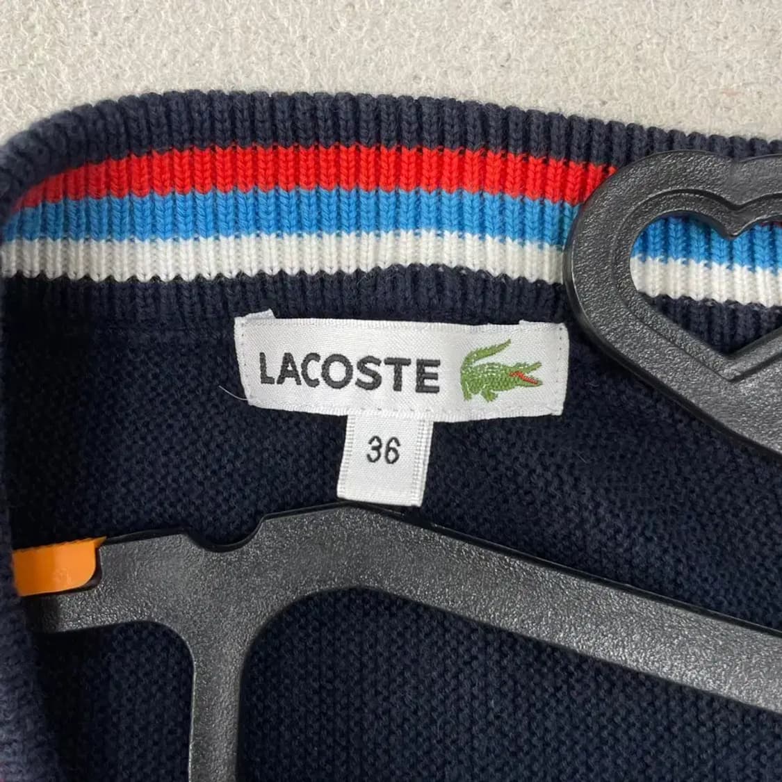 라코스테 여성 네이비 가디건 90 상품이미지4