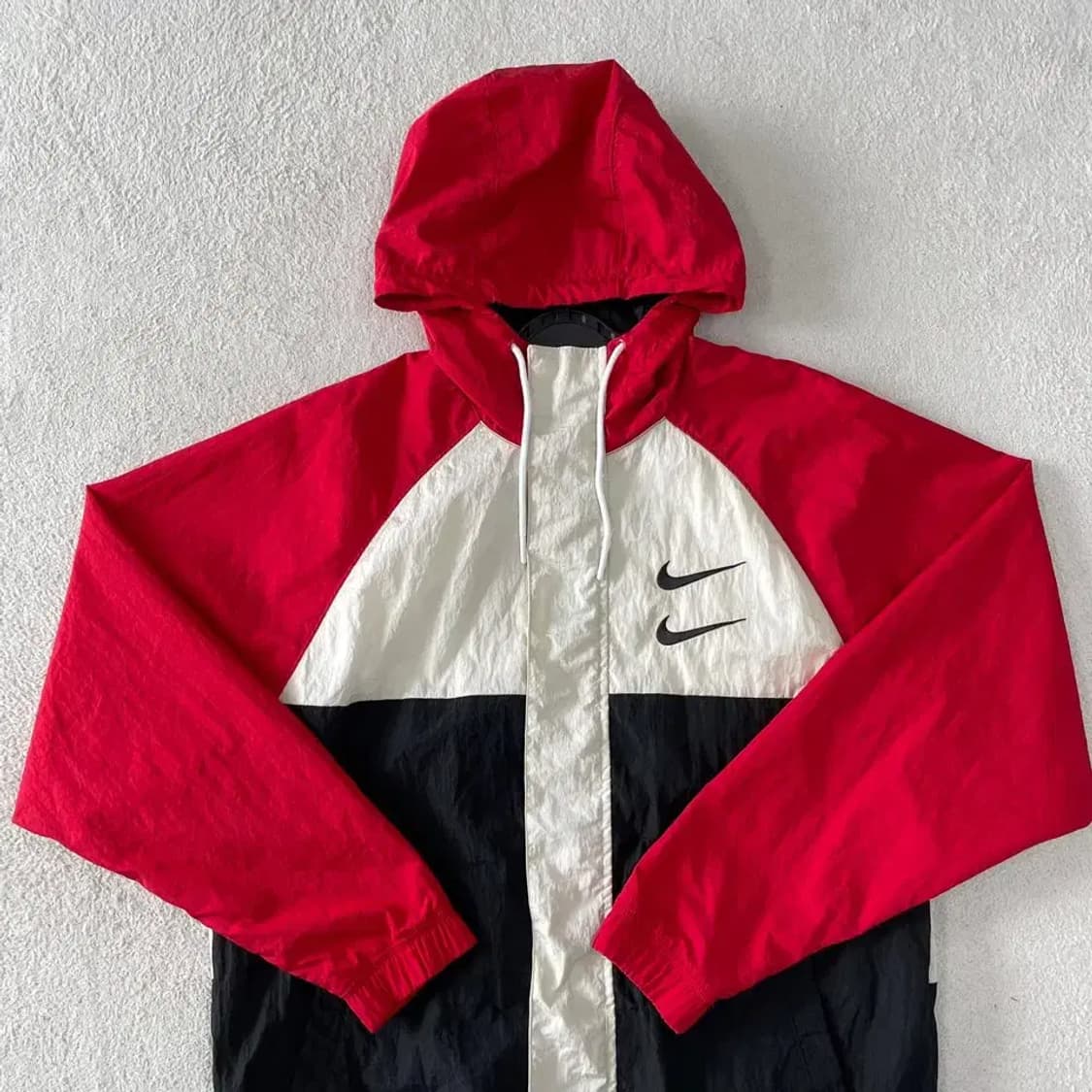 L 나이키 더블스우시 레드 바람막이 100 상품이미지2
