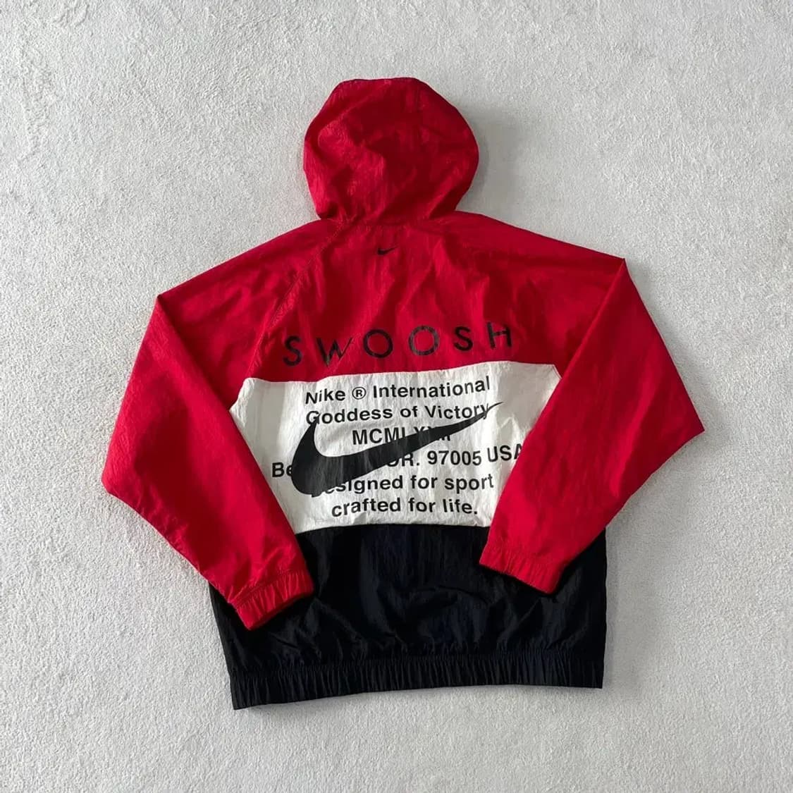 L 나이키 더블스우시 레드 바람막이 100 상품이미지8