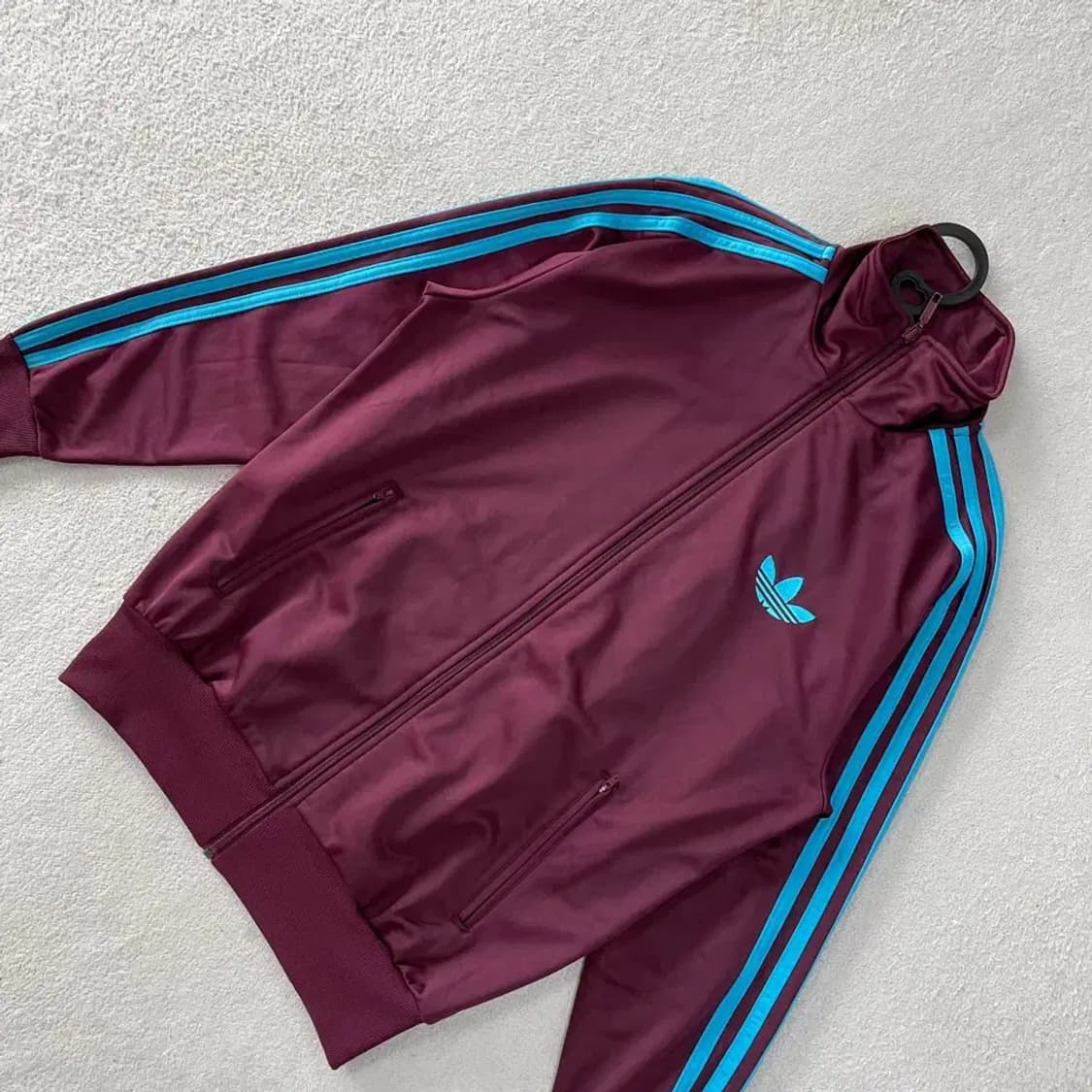 95 아디다스 파이어버드 버건디 져지 M 상품이미지3