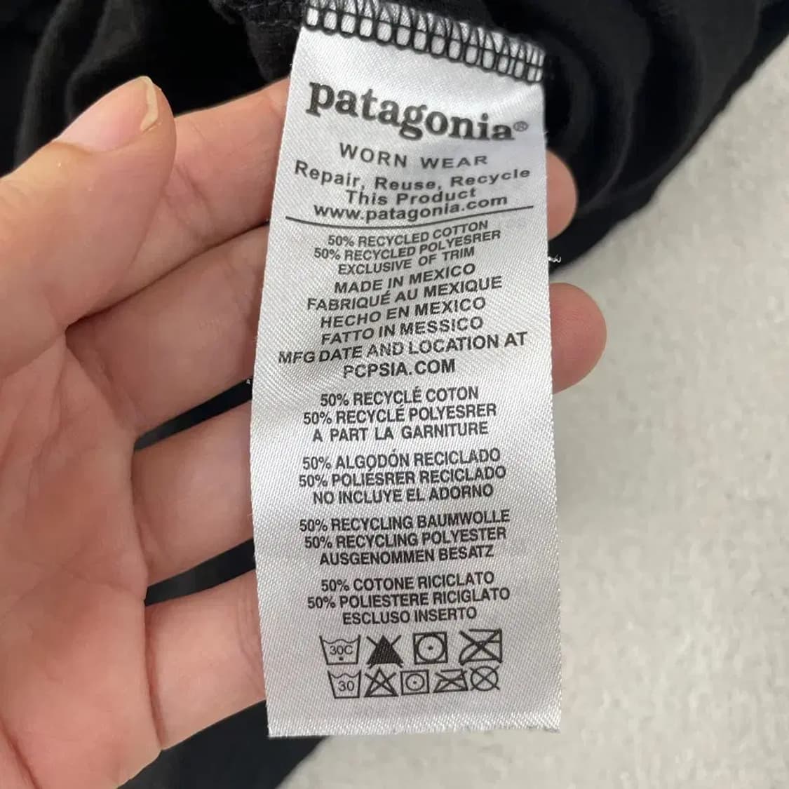 파타고니아 롱슬리브 긴팔 L 블랙 상품이미지6