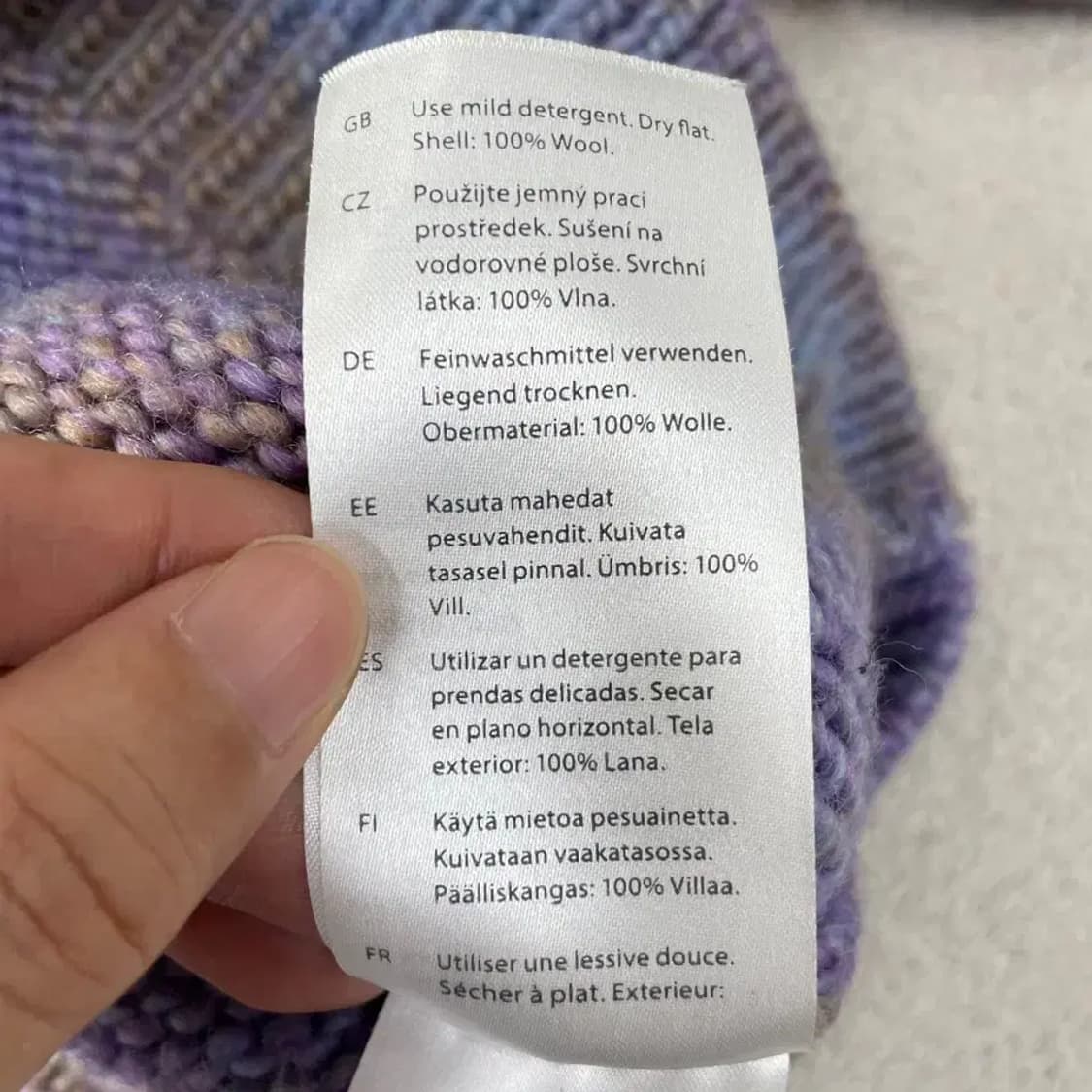 COS 코스 여성 스트라이프 울 모크넥 니트 상품이미지6