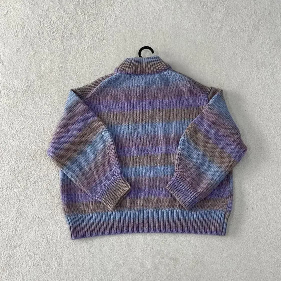 COS 코스 여성 스트라이프 울 모크넥 니트 상품이미지7