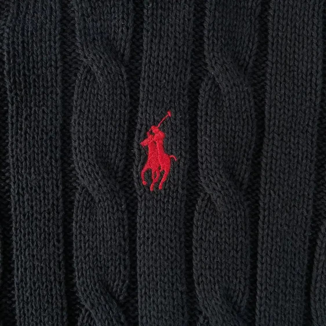 폴로 꽈배기 네이비 니트 M 상품이미지8