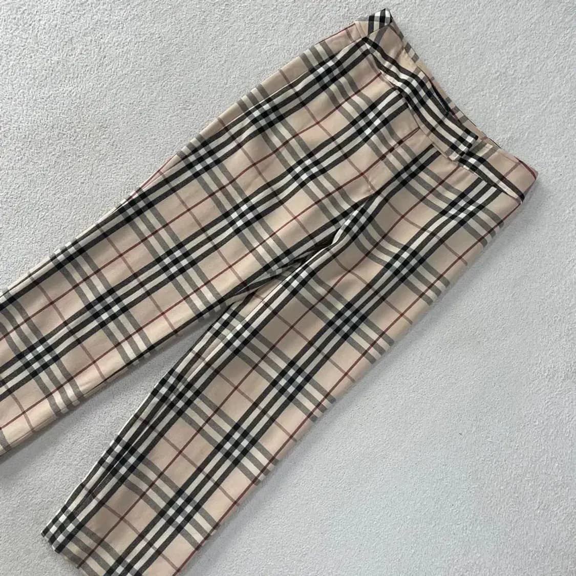 버버리 여성 체크노바 바지 팬츠 26-27 상품이미지3