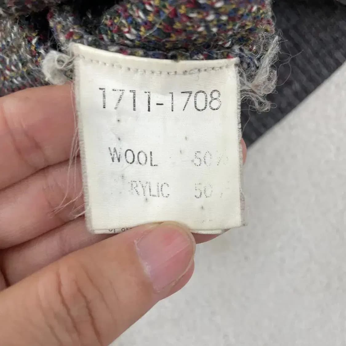 미쏘니 패턴 니트 100-105 상품이미지5