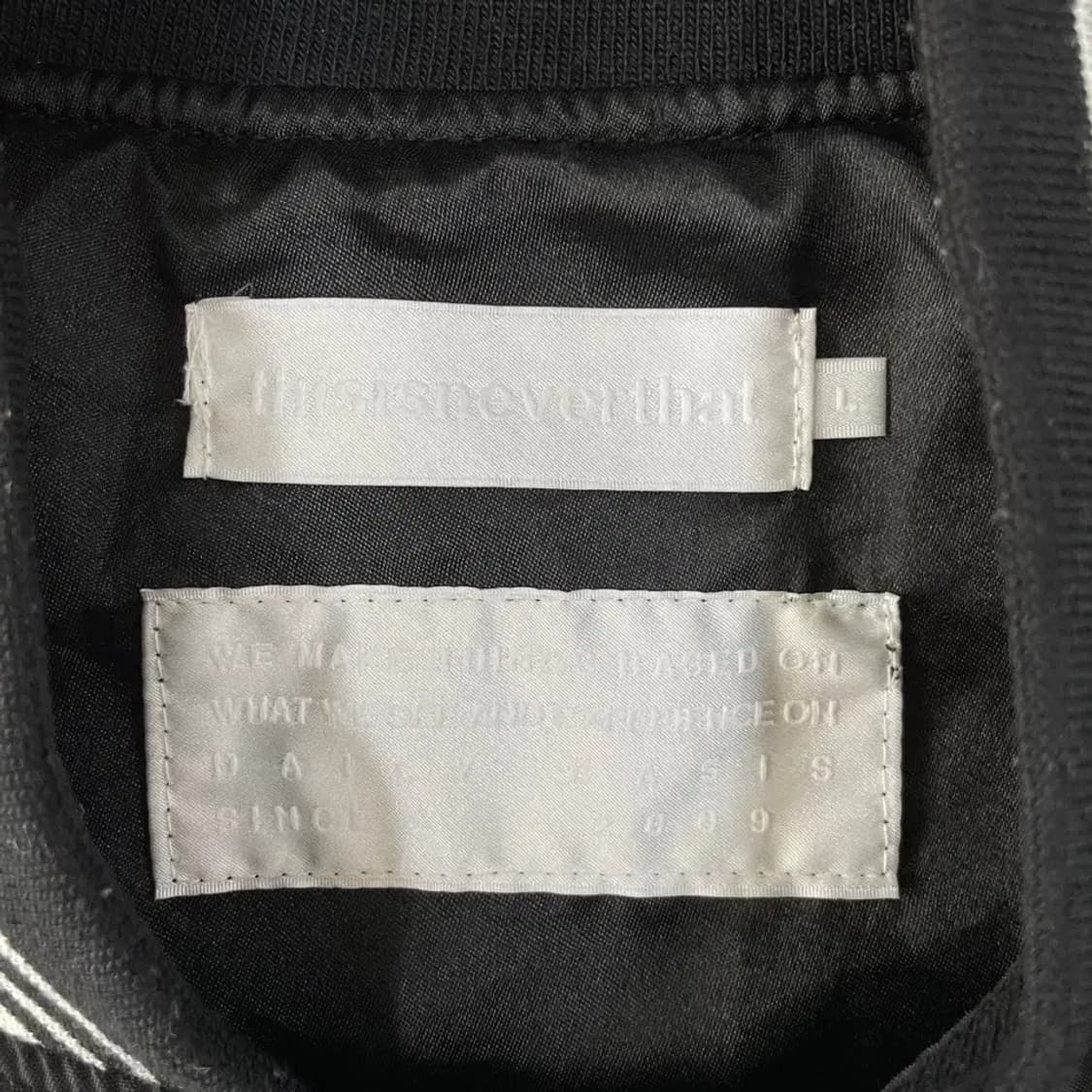 L 디스이즈네버댓 뮤지엄 바시티 자켓 상품이미지4