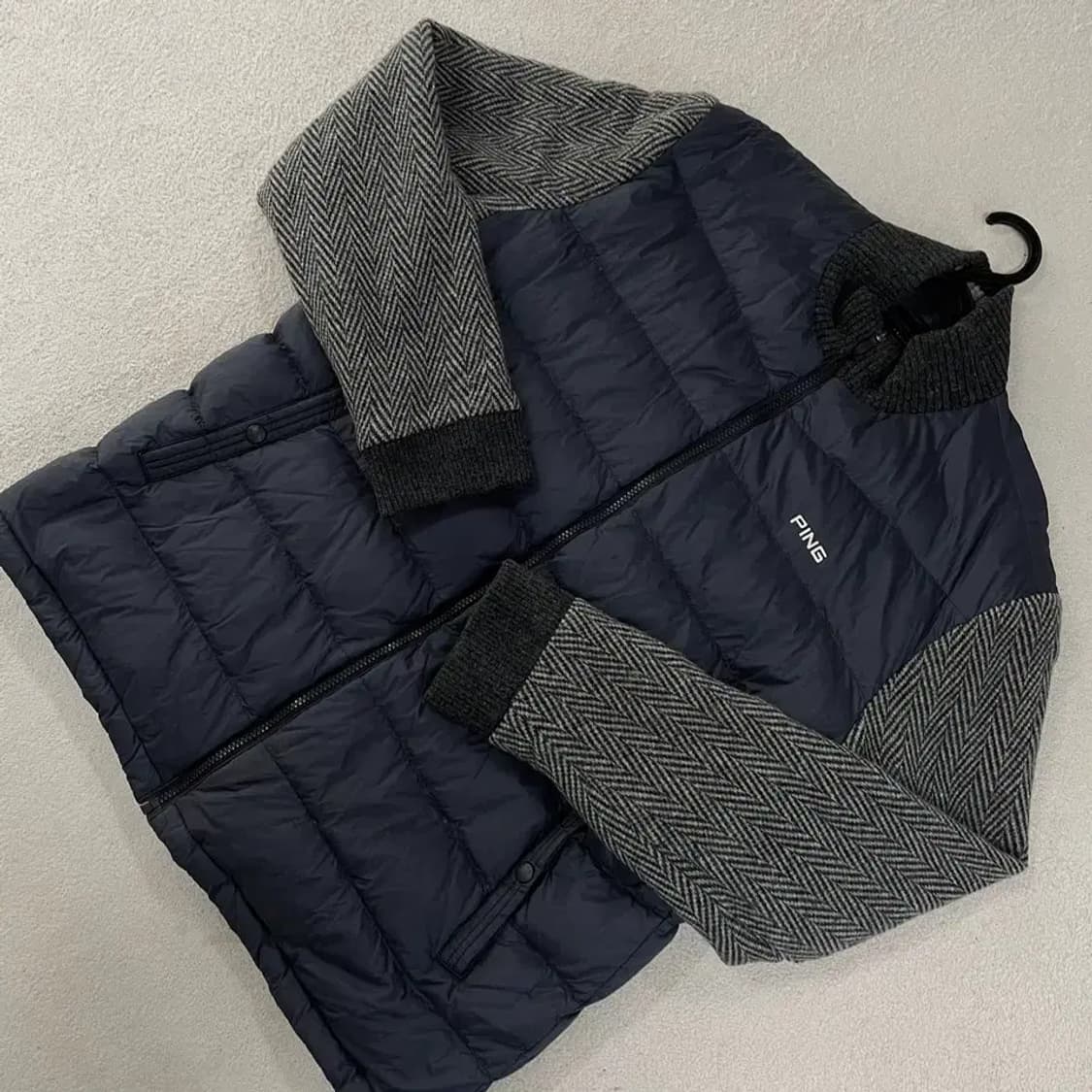 XXL 핑 골프 구스 방풍니트패딩 자켓 110 상품이미지4