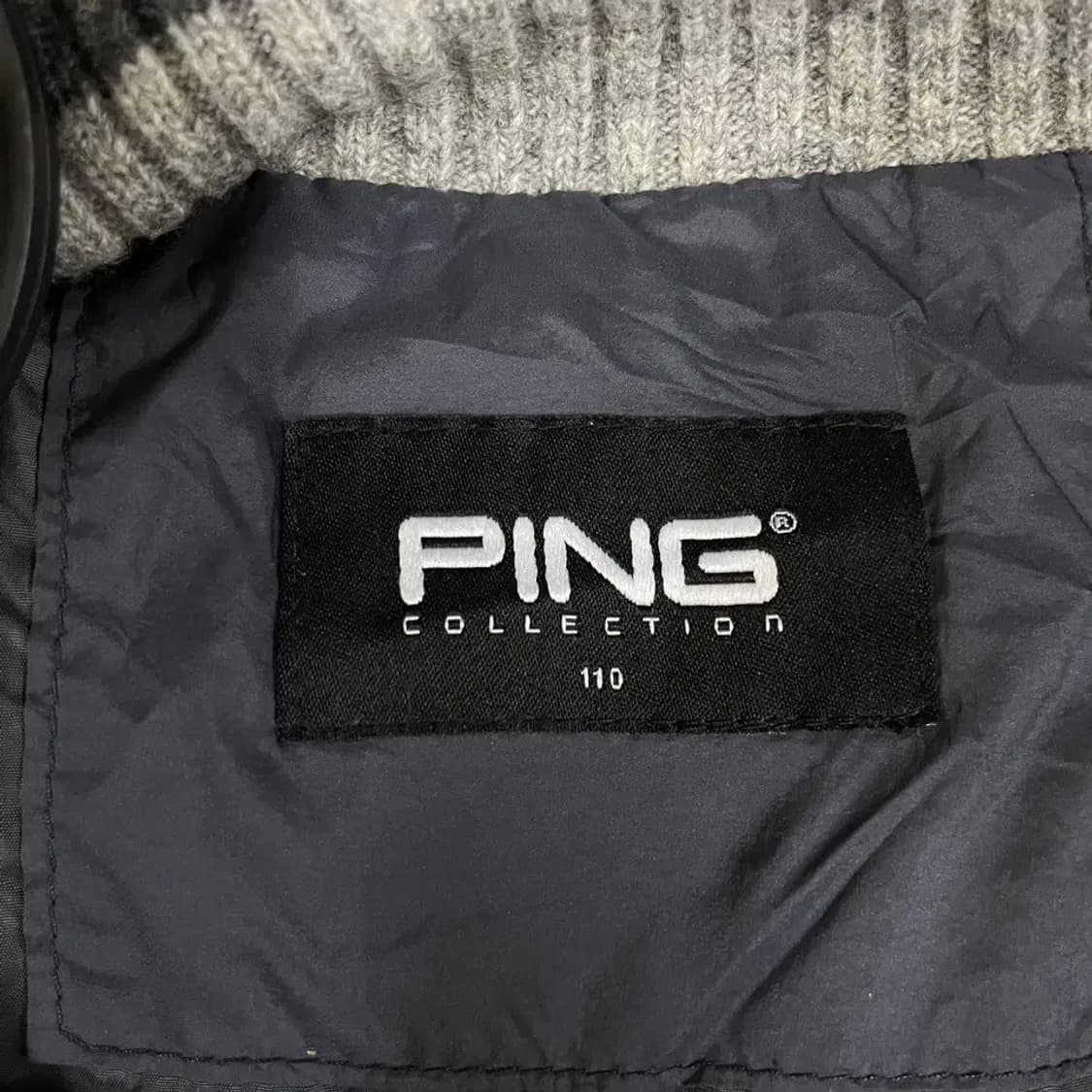 XXL 핑 골프 구스 방풍니트패딩 자켓 110 상품이미지8