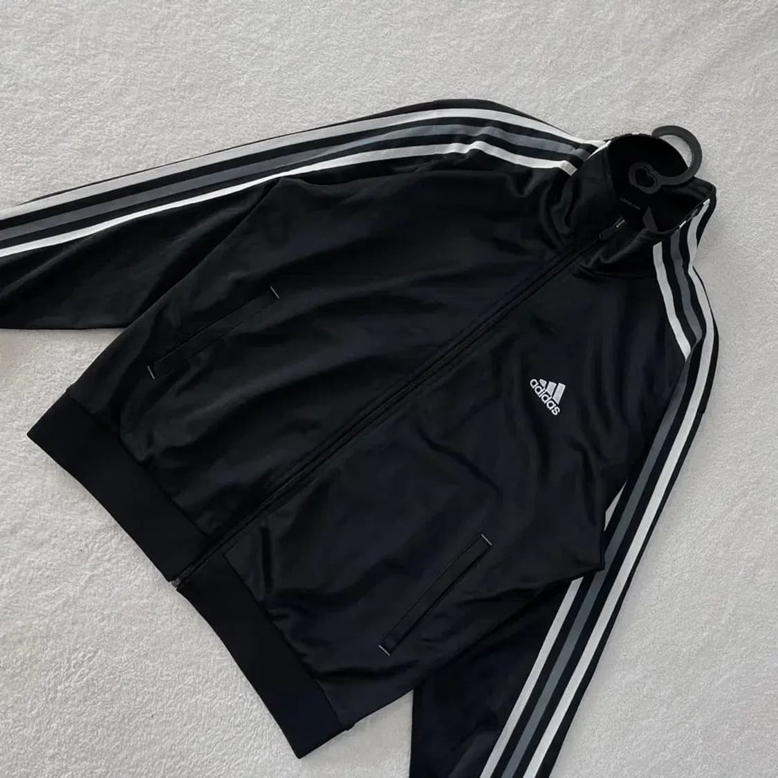 100 아디다스 흰그레이배색 트랙탑 져지 희귀 대장 상품이미지3