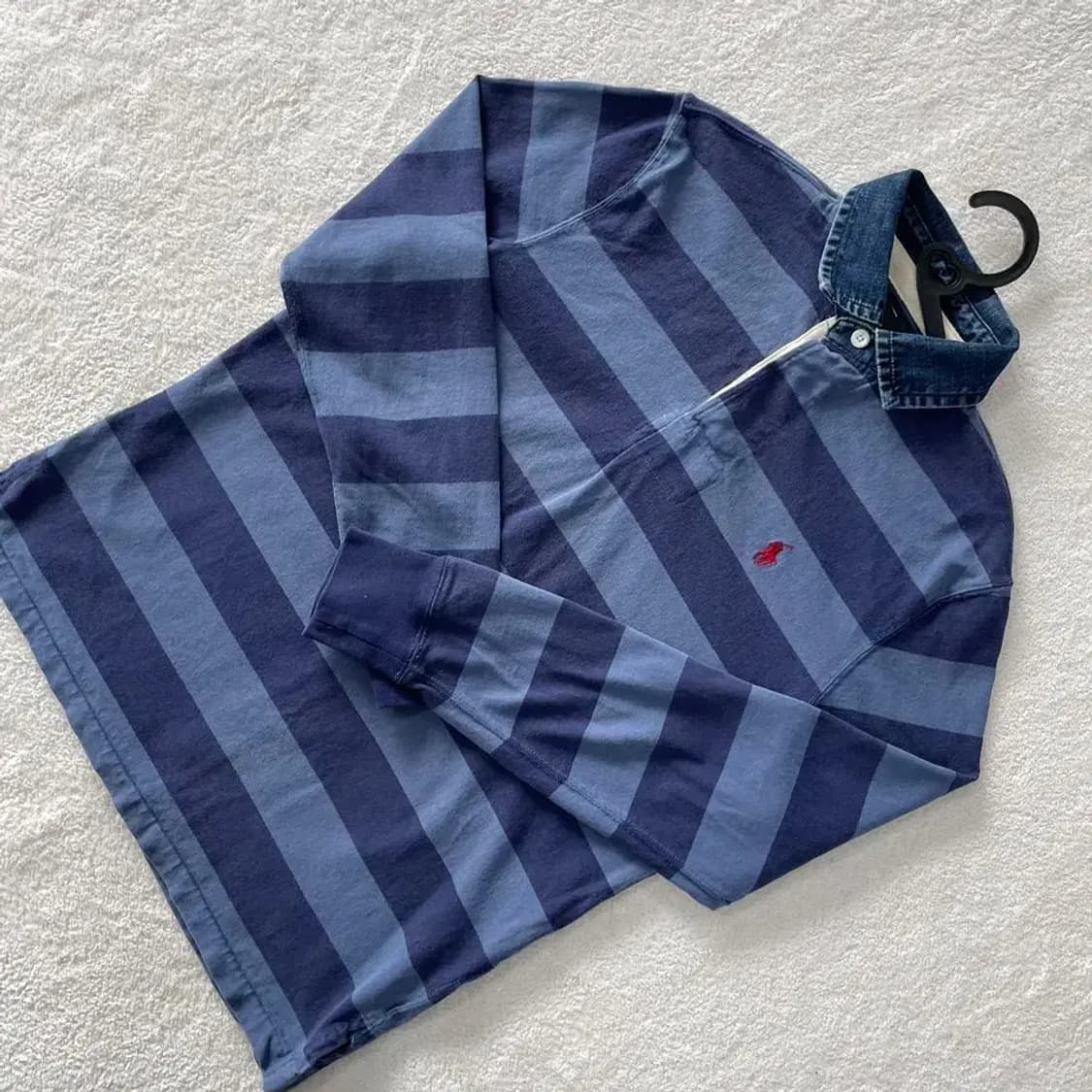 폴로 데님 럭비 긴팔카라티 S 상품이미지3