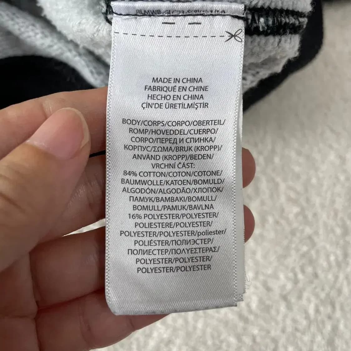 XS 폴로 신형 골드포니 멀티체크 후드티 90-95 상품이미지6