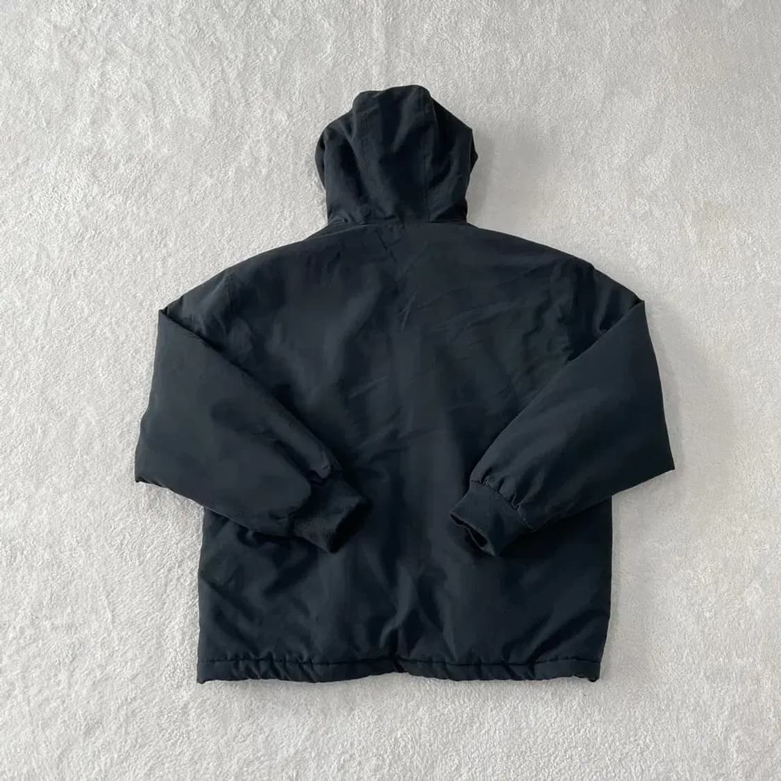 105 입생로랑 올드스쿨 누빔 후드패딩 자켓 XL 블루종 상품이미지7