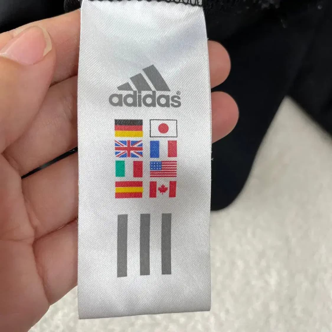 95 아디다스 검흰 트랙탑 져지 상품이미지5