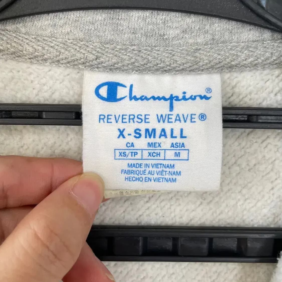 M 챔피온 리버스위브 반집업 스냅 맨투맨 95 상품이미지4