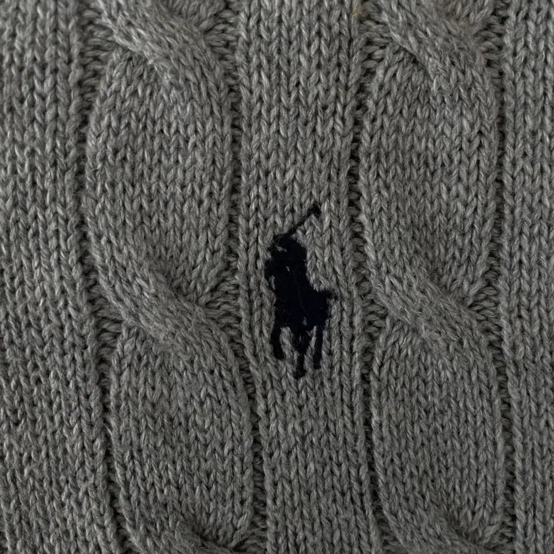 폴로 신형 꽈배기 니트 M 그레이 상품이미지3