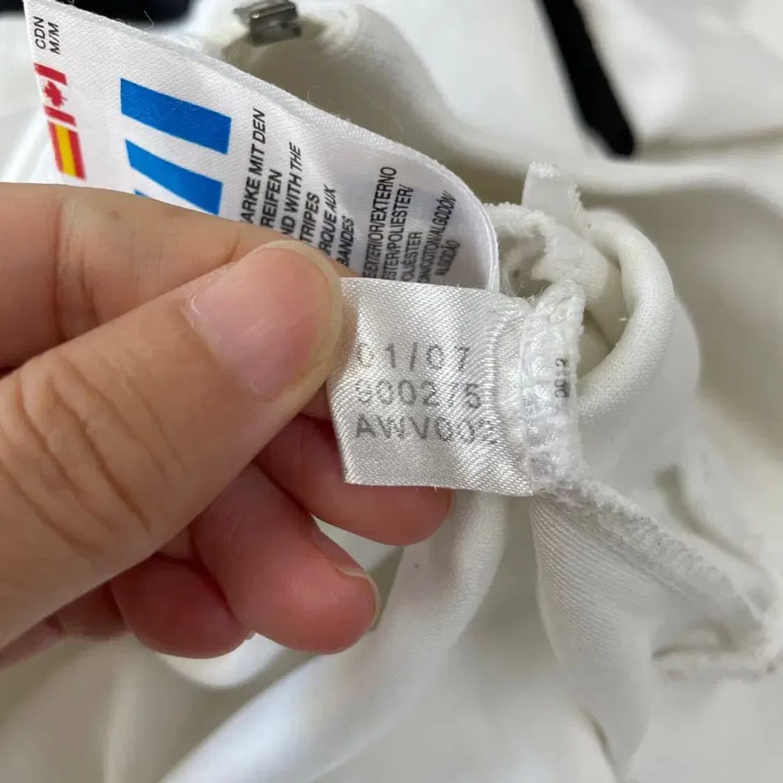 L 아디다스 트로페즈 화이트 트랙탑 져지 희귀 상품이미지7