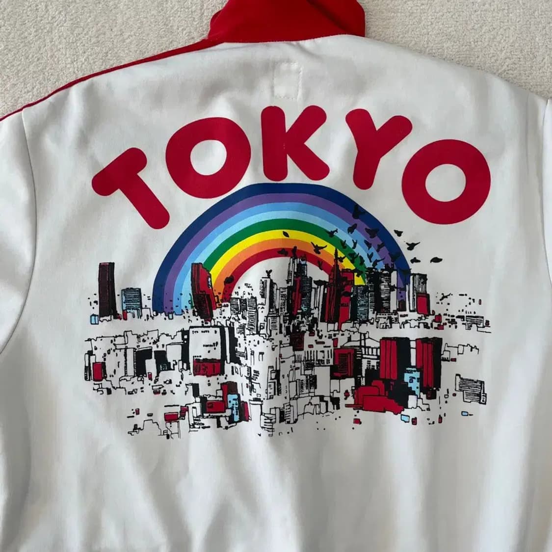 아디다스 도쿄 흰빨 져지 95-100 상품이미지10