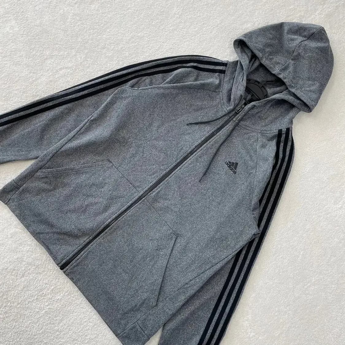 아디다스 그레이 후드집업 110 상품이미지3