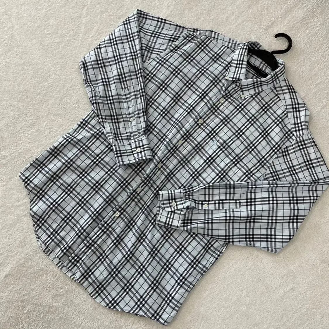 L 버버리 남성 체크노바 셔츠 100-105 상품이미지3