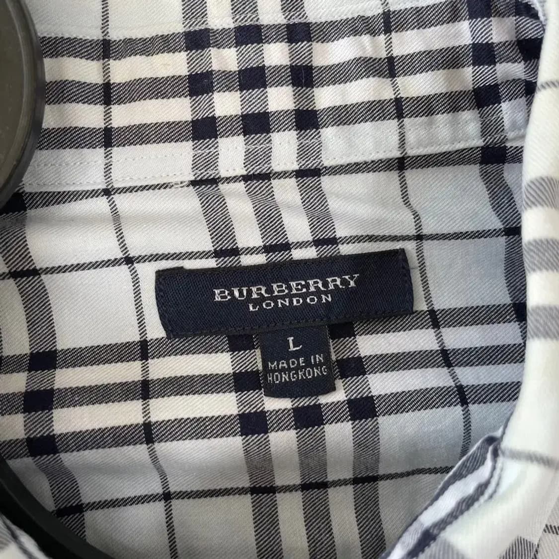 L 버버리 남성 체크노바 셔츠 100-105 상품이미지4