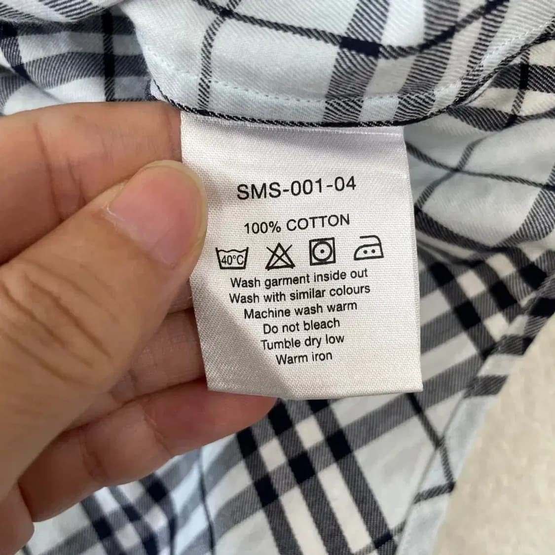 L 버버리 남성 체크노바 셔츠 100-105 상품이미지7