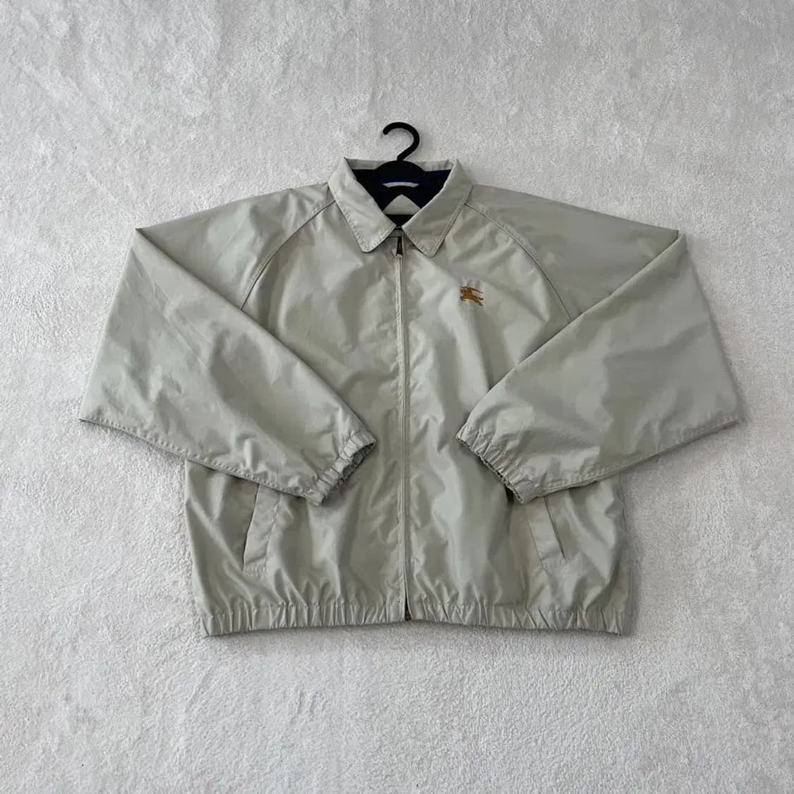 XXL 버버리 올드스쿨 빅로고 블루종 바람막이 자켓 상품이미지2