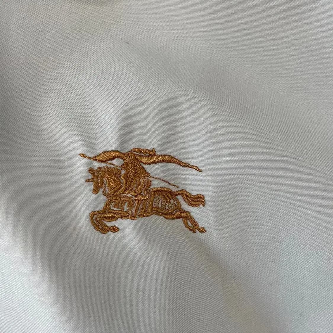 XXL 버버리 올드스쿨 빅로고 블루종 바람막이 자켓 상품이미지5