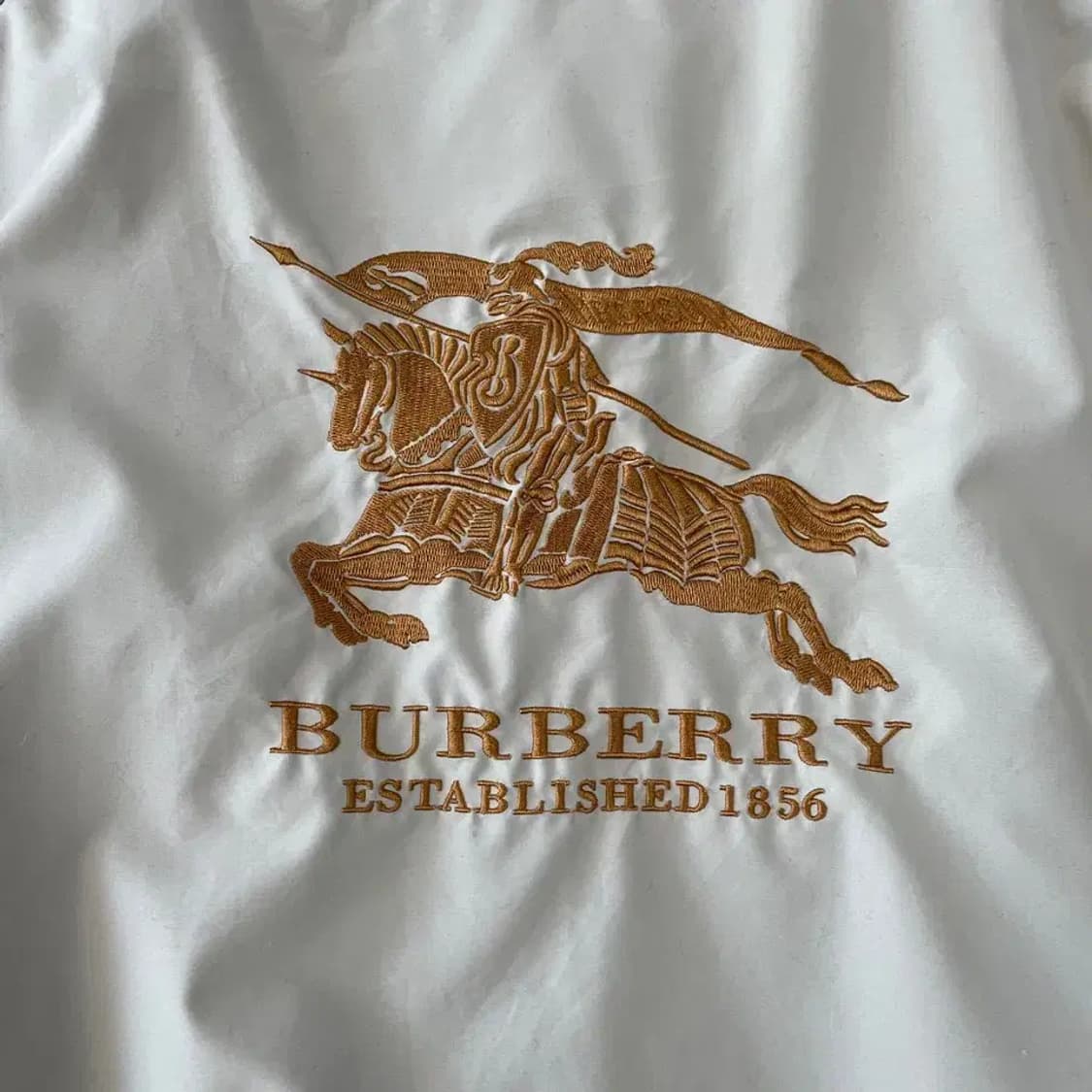 XXL 버버리 올드스쿨 빅로고 블루종 바람막이 자켓 상품이미지6